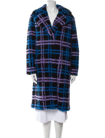 Apparis Plaid Print Coat