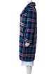Apparis Plaid Print Coat