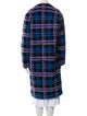 Apparis Plaid Print Coat