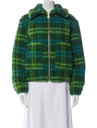 Apparis Plaid Print Jacket