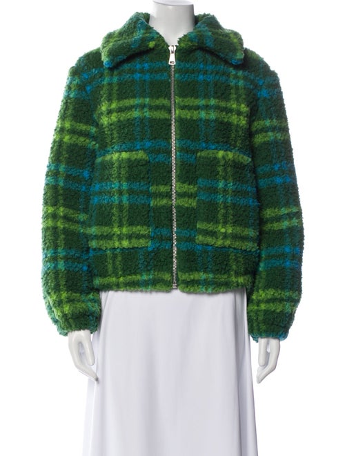 Apparis Plaid Print Jacket