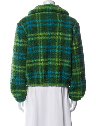 Apparis Plaid Print Jacket