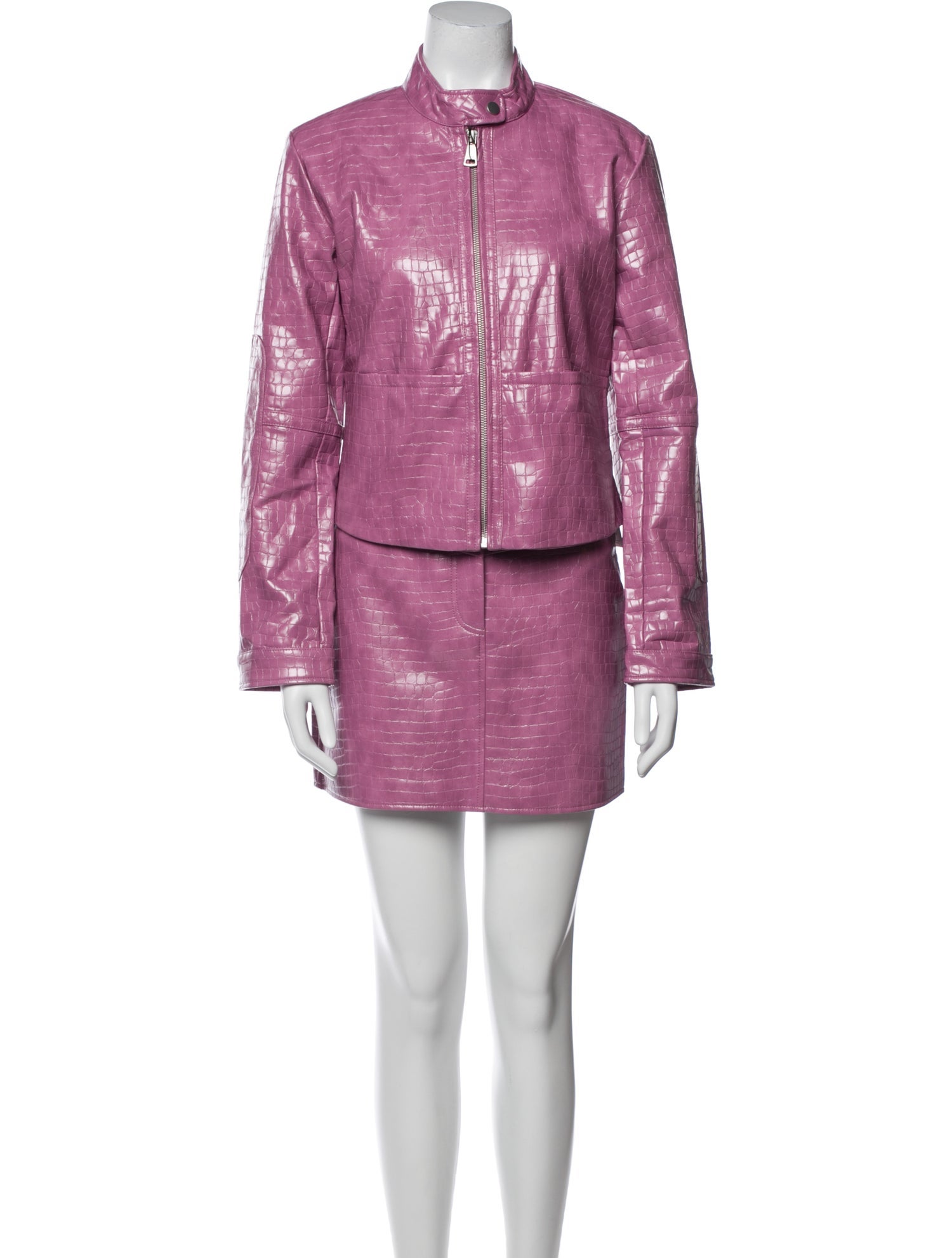 Apparis Faux Leather Skirt Set w/ Tags