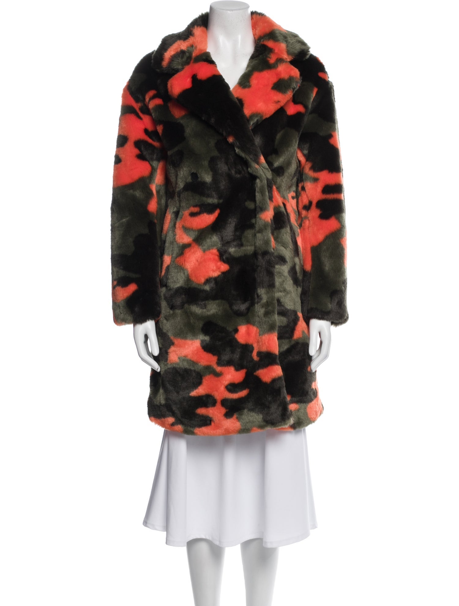 Apparis Faux Fur Printed Faux Fur Jacket