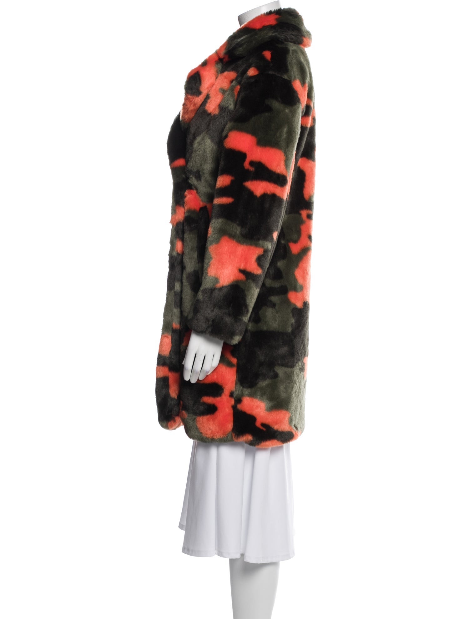 Apparis Faux Fur Printed Faux Fur Jacket