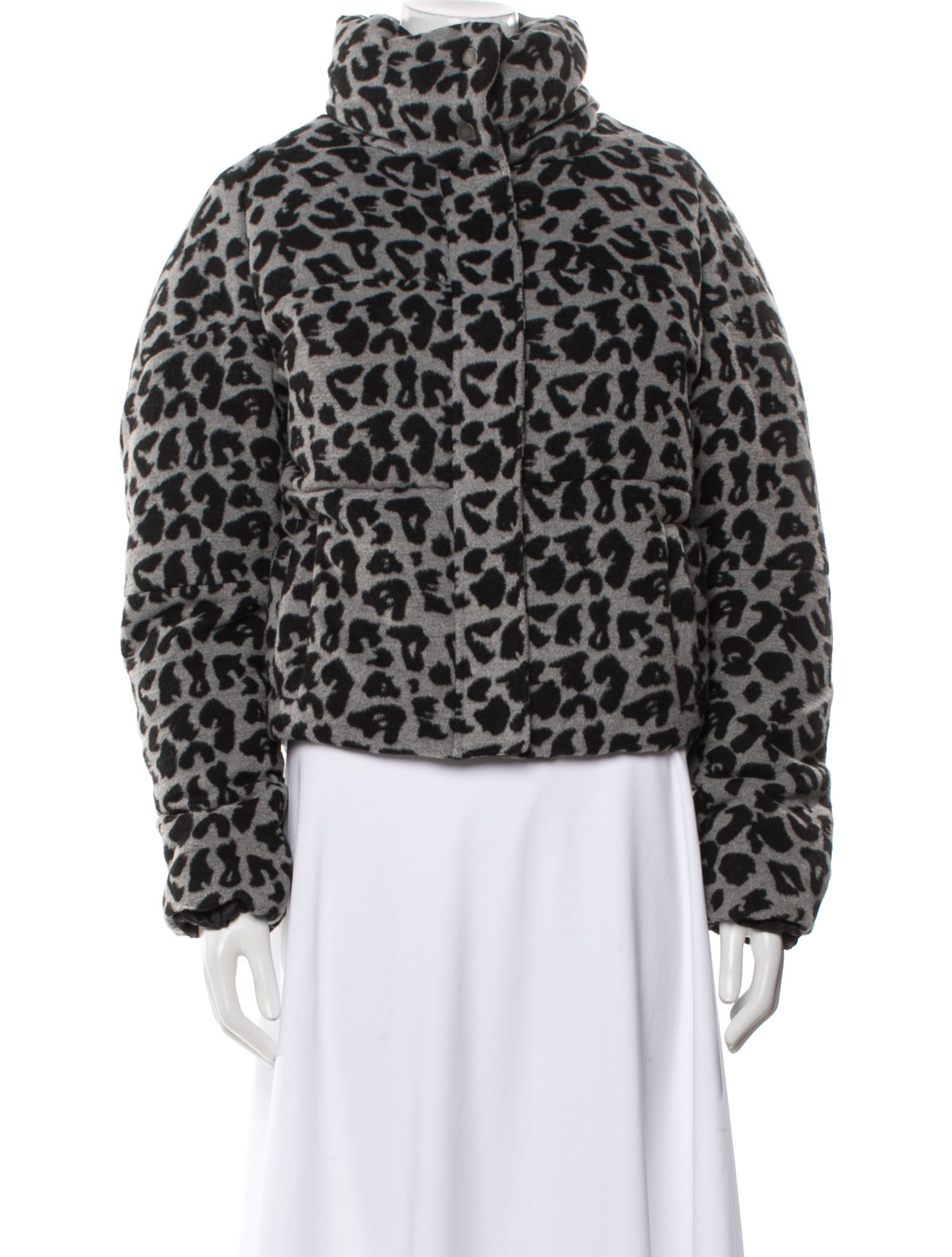 Apparis Animal Print Faux Fur Coat