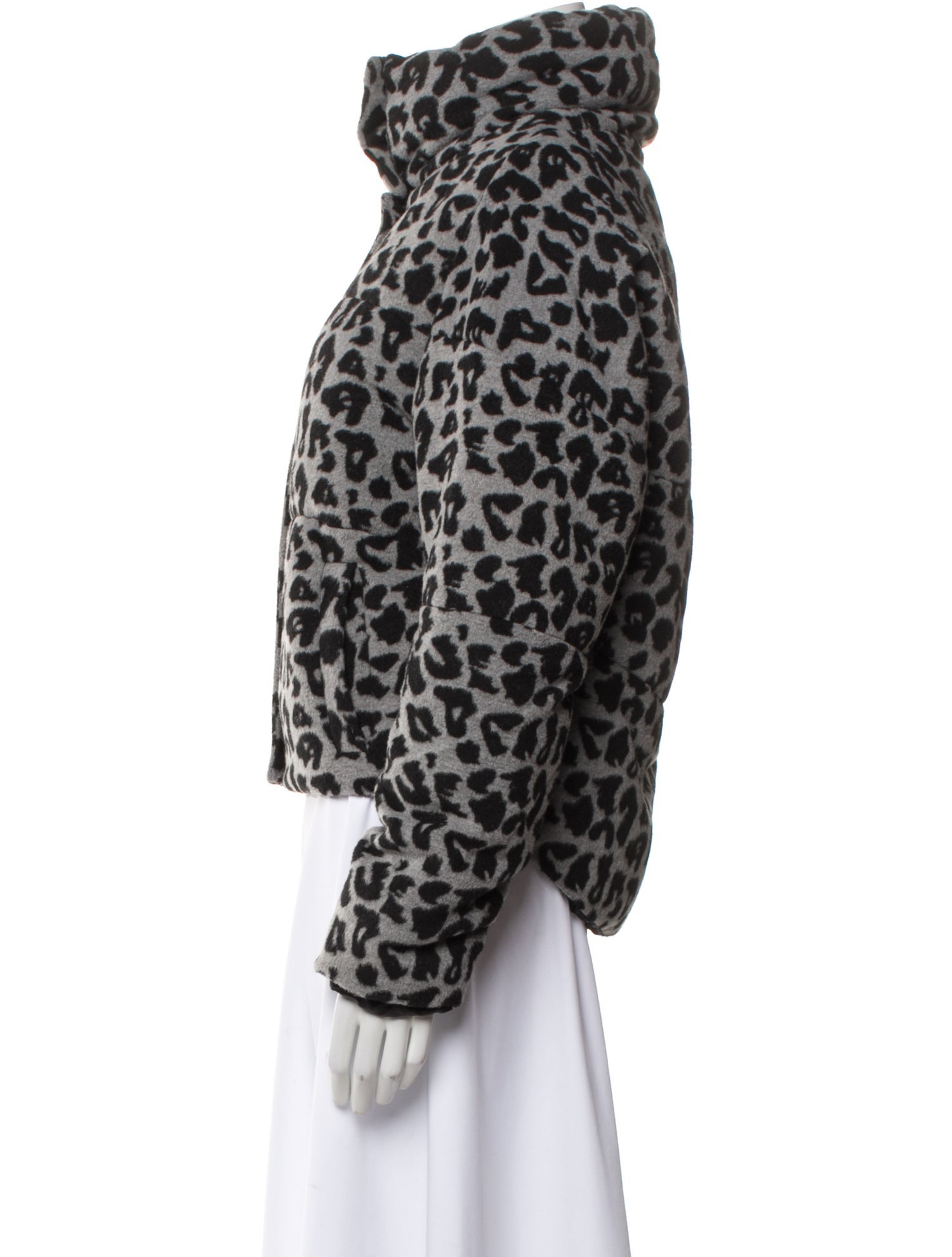 Apparis Animal Print Faux Fur Coat
