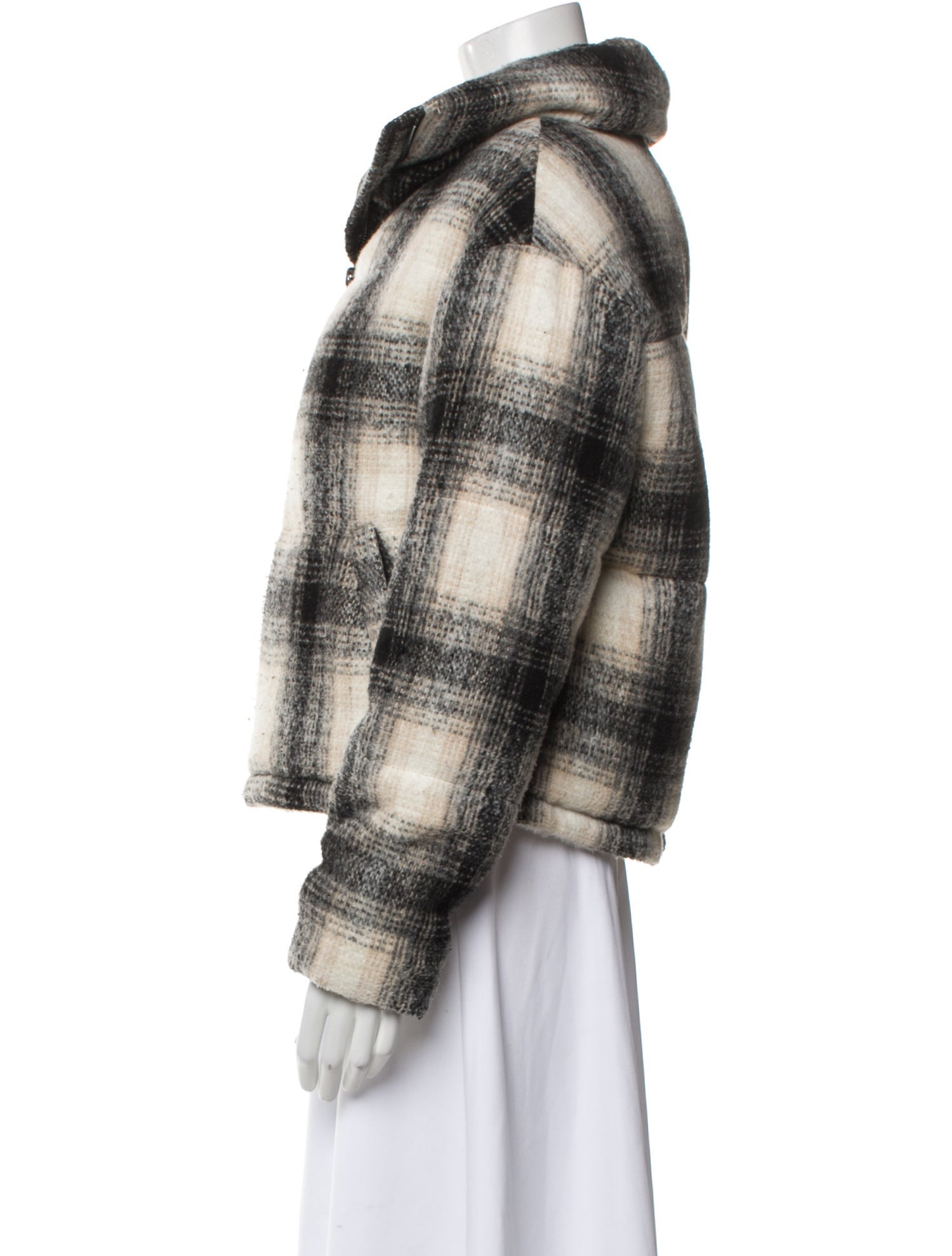 Apparis Plaid Print Jacket