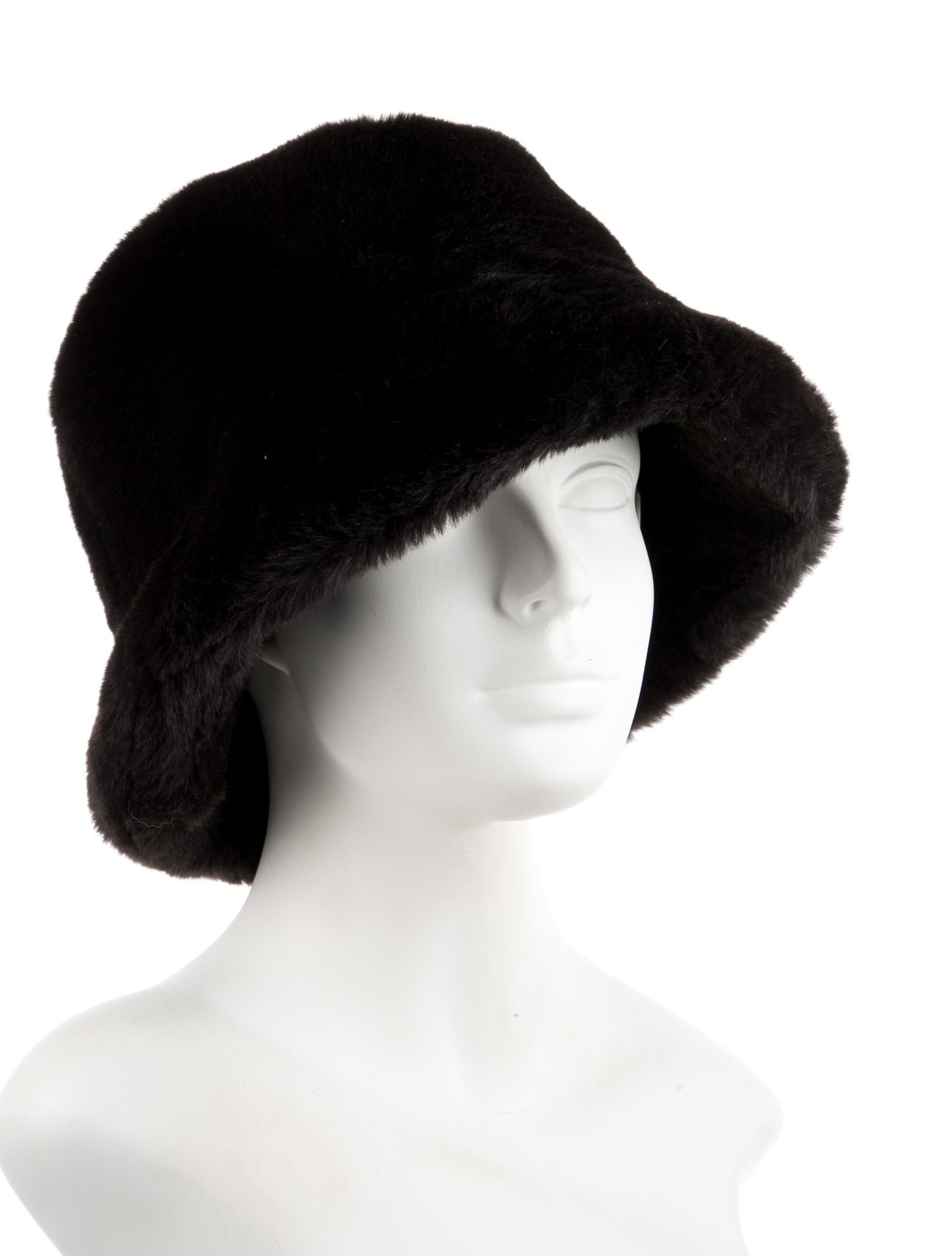 Apparis Solid Faux Fur Bucket Hat