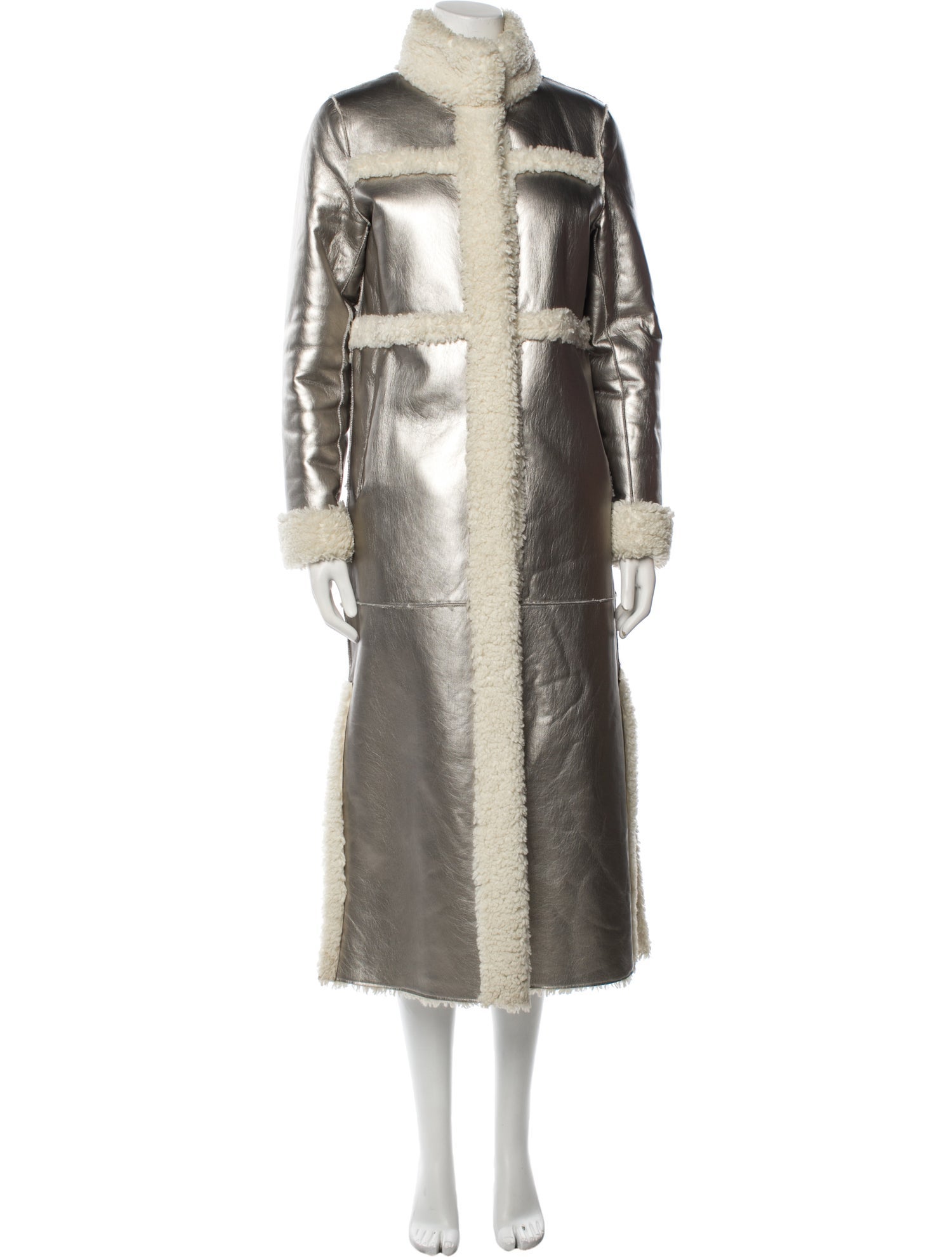 Apparis Printed Faux Fur Coat