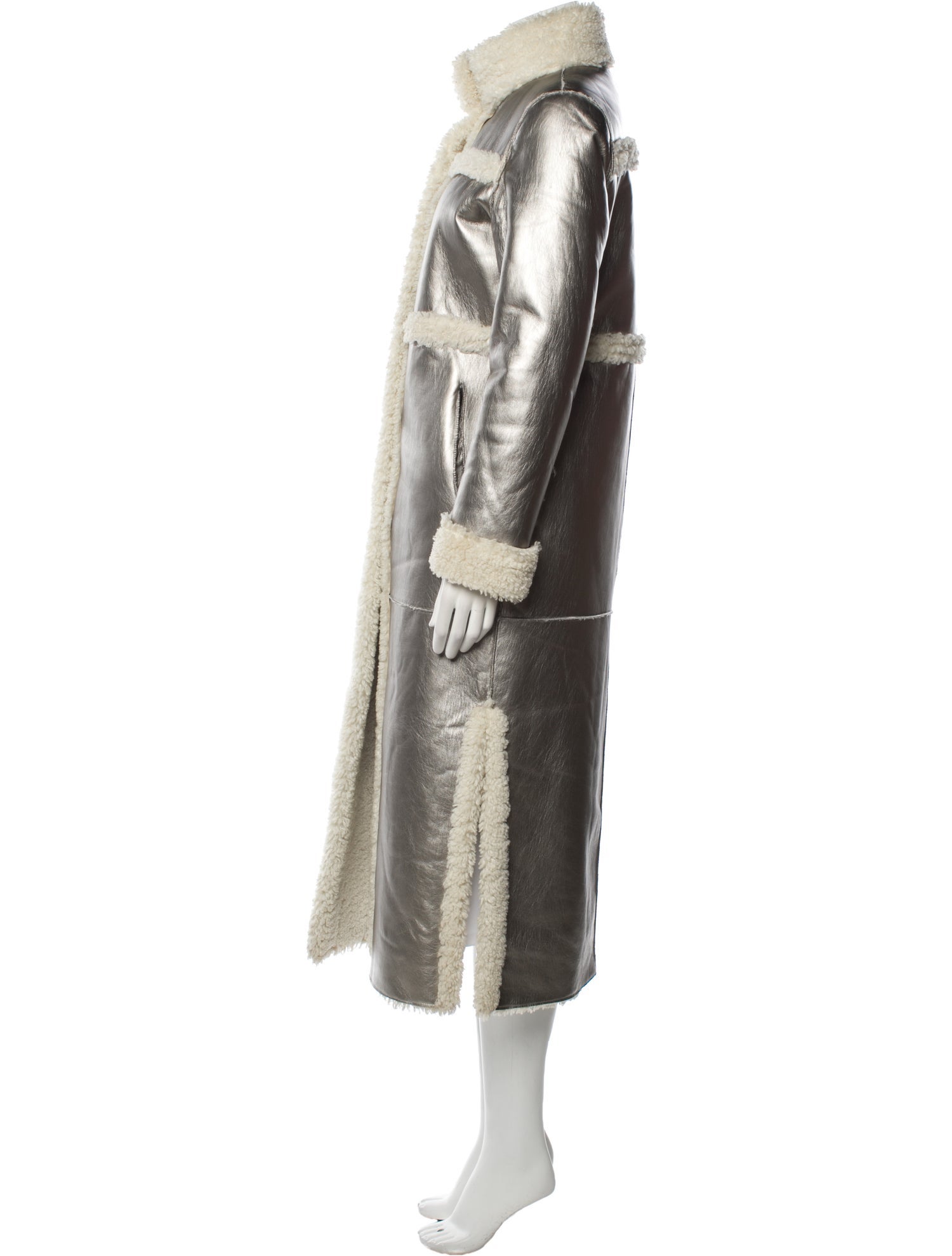 Apparis Printed Faux Fur Coat