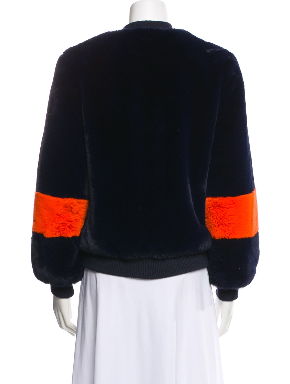 Apparis Colorblock Pattern Bomber Jacket - image 3