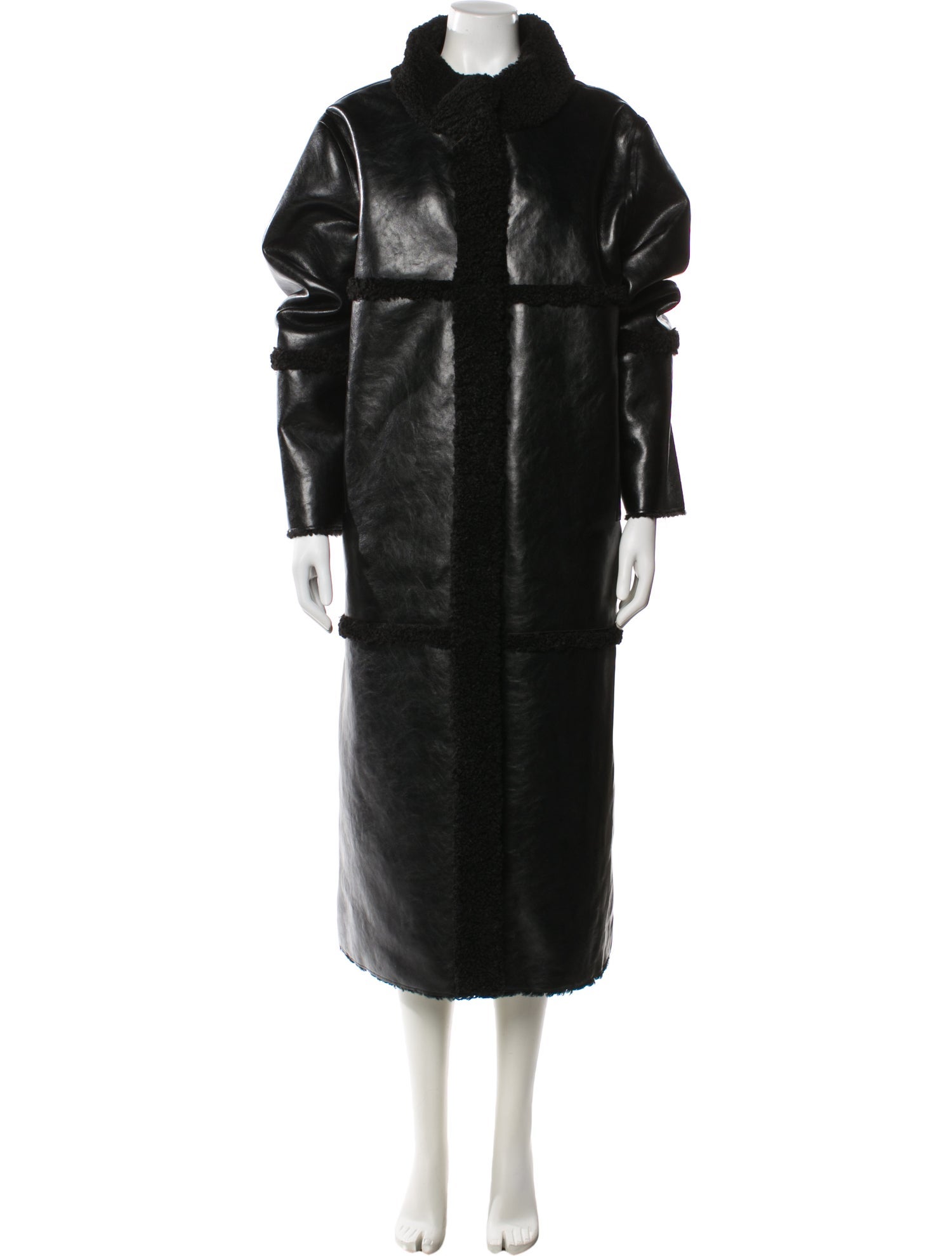 Apparis Faux Leather Faux Fur Coat w/ Tags