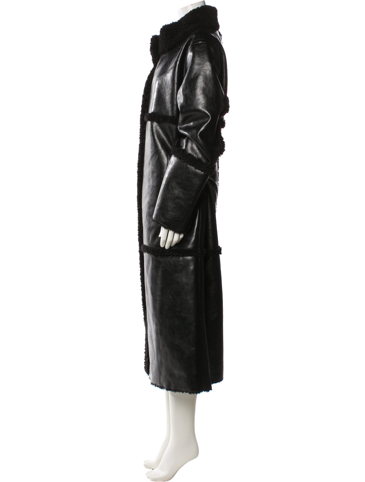 Apparis Faux Leather Faux Fur Coat w/ Tags