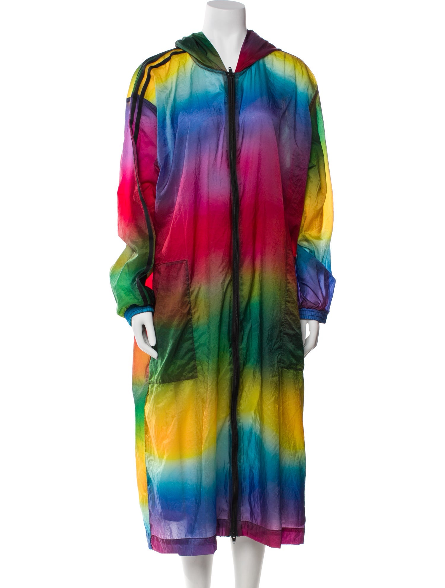 adidas x Paolina Russo Tie-Dye Print Coat w/ Tags
