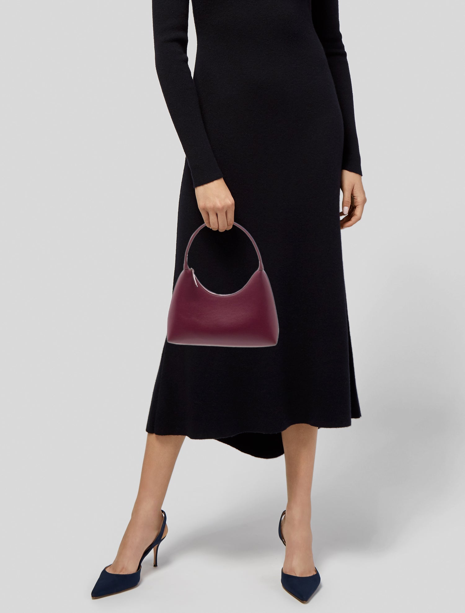 Apparis X Mansur Gavriel Leather Shoulder Bag