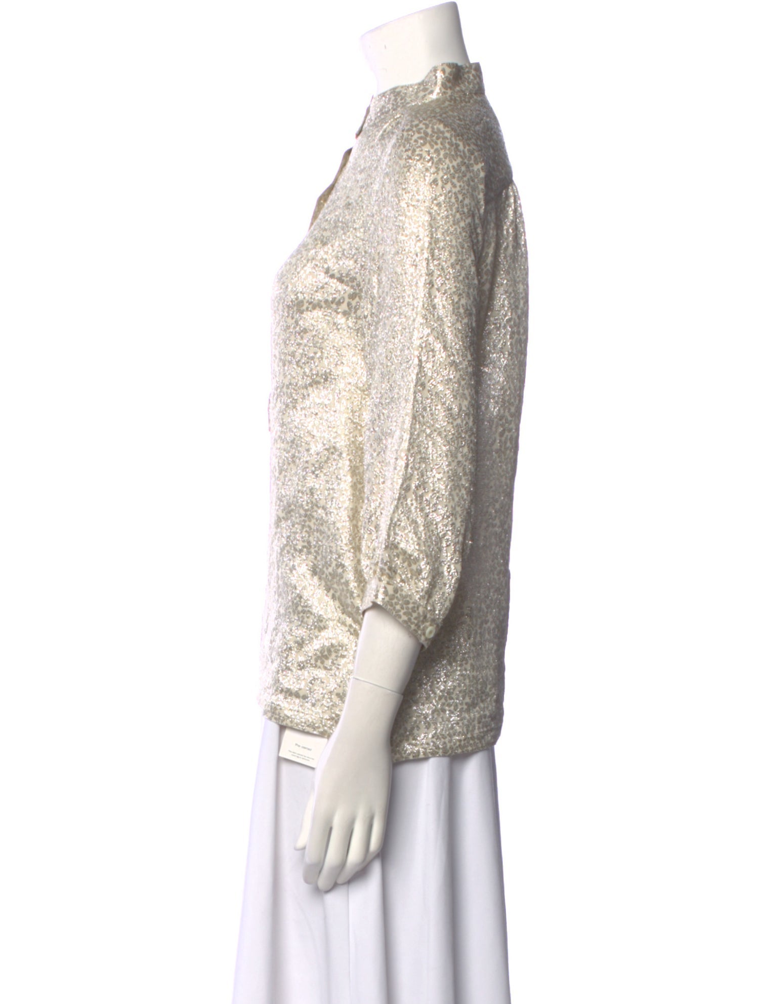 A.P.C. x Vanessa Seward Silk Mock Neck Sweatshirt