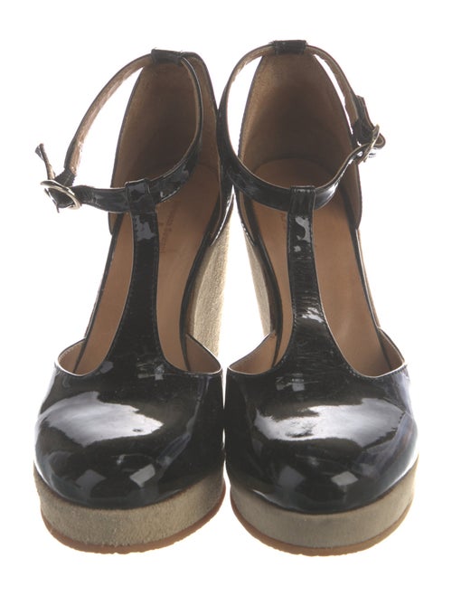A.P.C. x Vanessa Seward Patent Leather T-Strap Pumps
