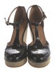 A.P.C. x Vanessa Seward Patent Leather T-Strap Pumps