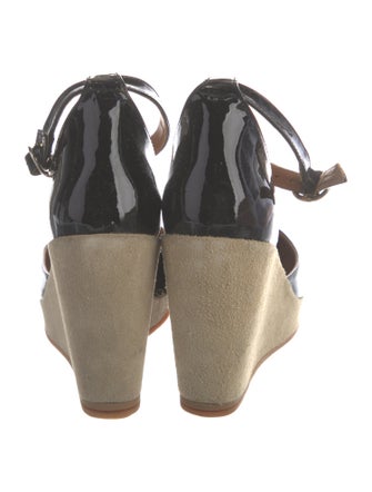 A.P.C. x Vanessa Seward Patent Leather T-Strap Pumps