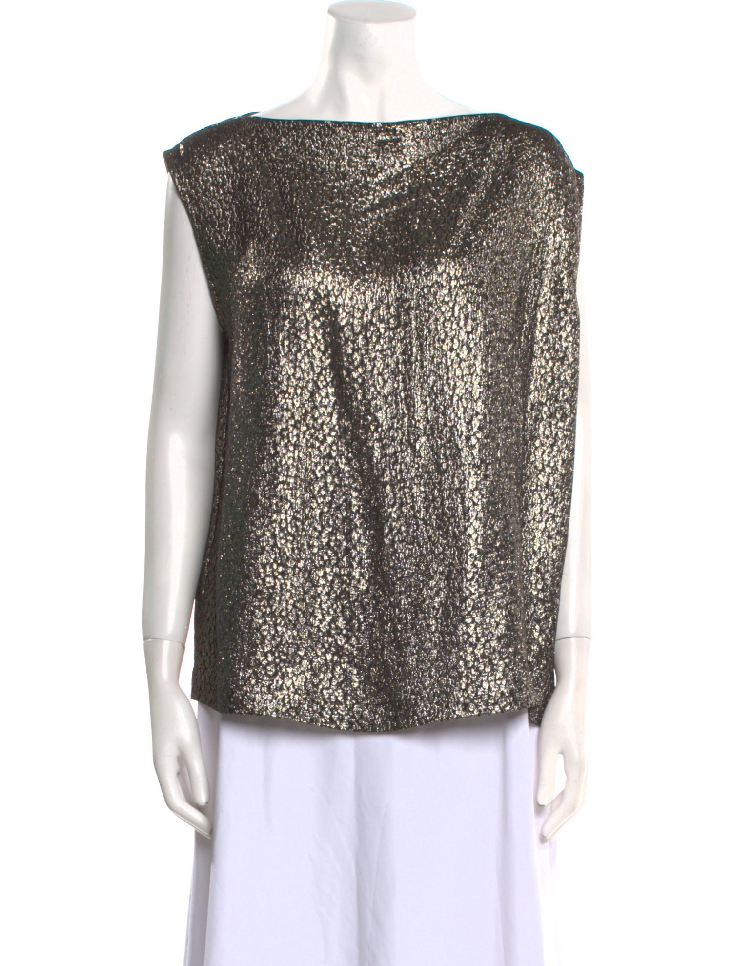 A.P.C. x Vanessa Seward Silk Bateau Neckline Top