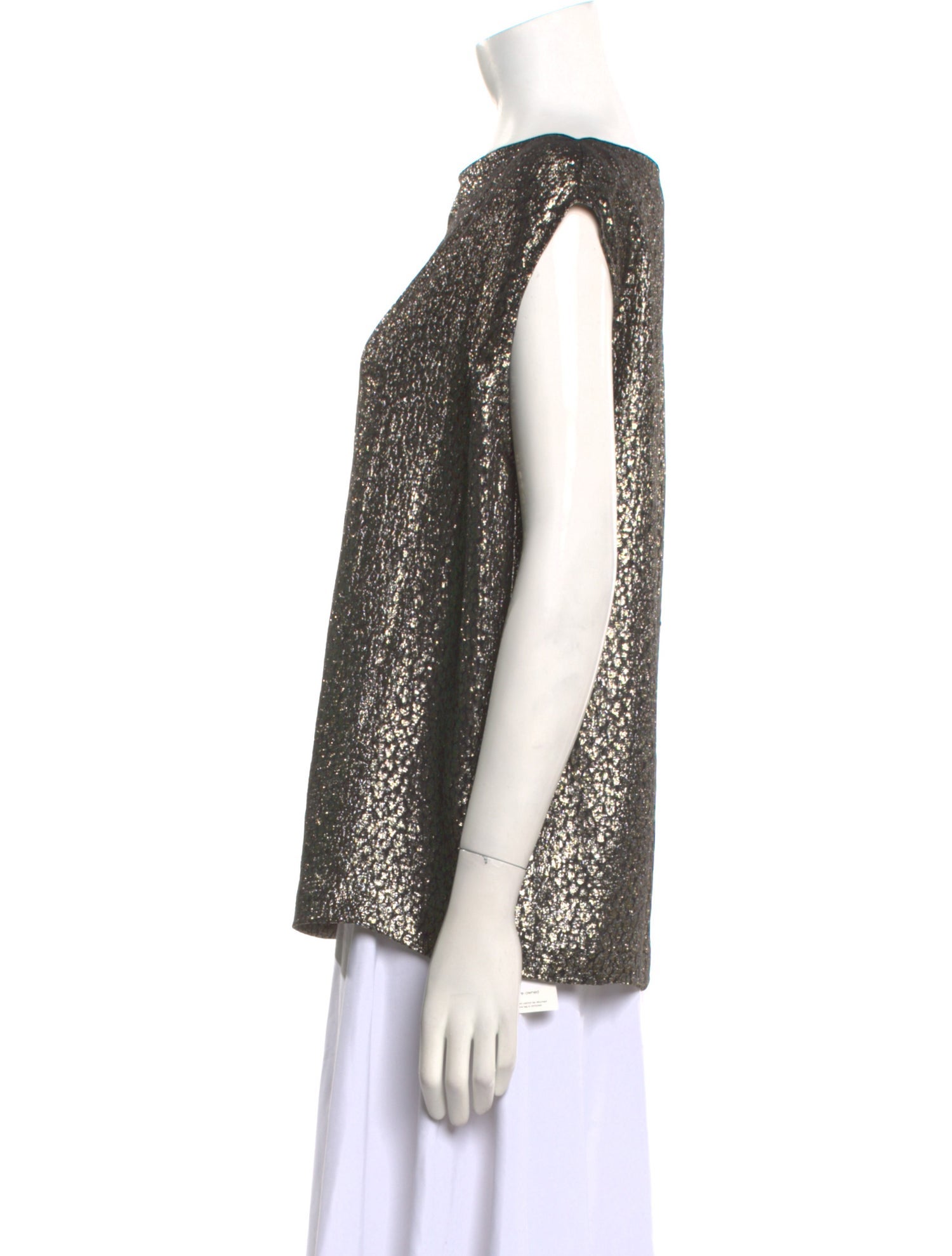 A.P.C. x Vanessa Seward Silk Bateau Neckline Top