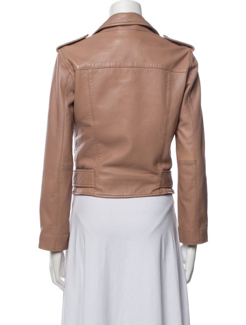 AllSaints Lamb Leather Biker Jacket