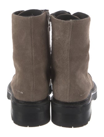 AllSaints Suede Combat Boots