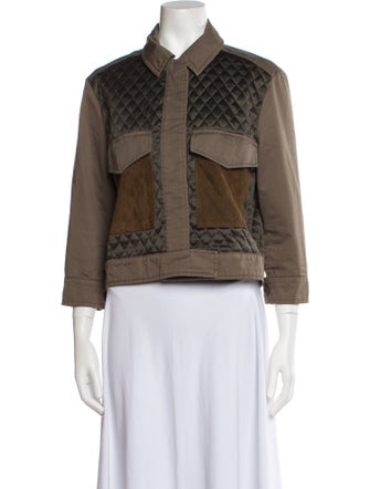 AllSaints Colorblock Pattern Jacket