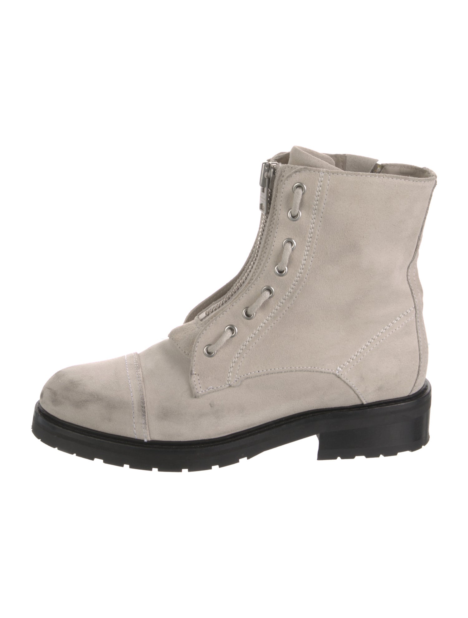 AllSaints Suede Combat Boots