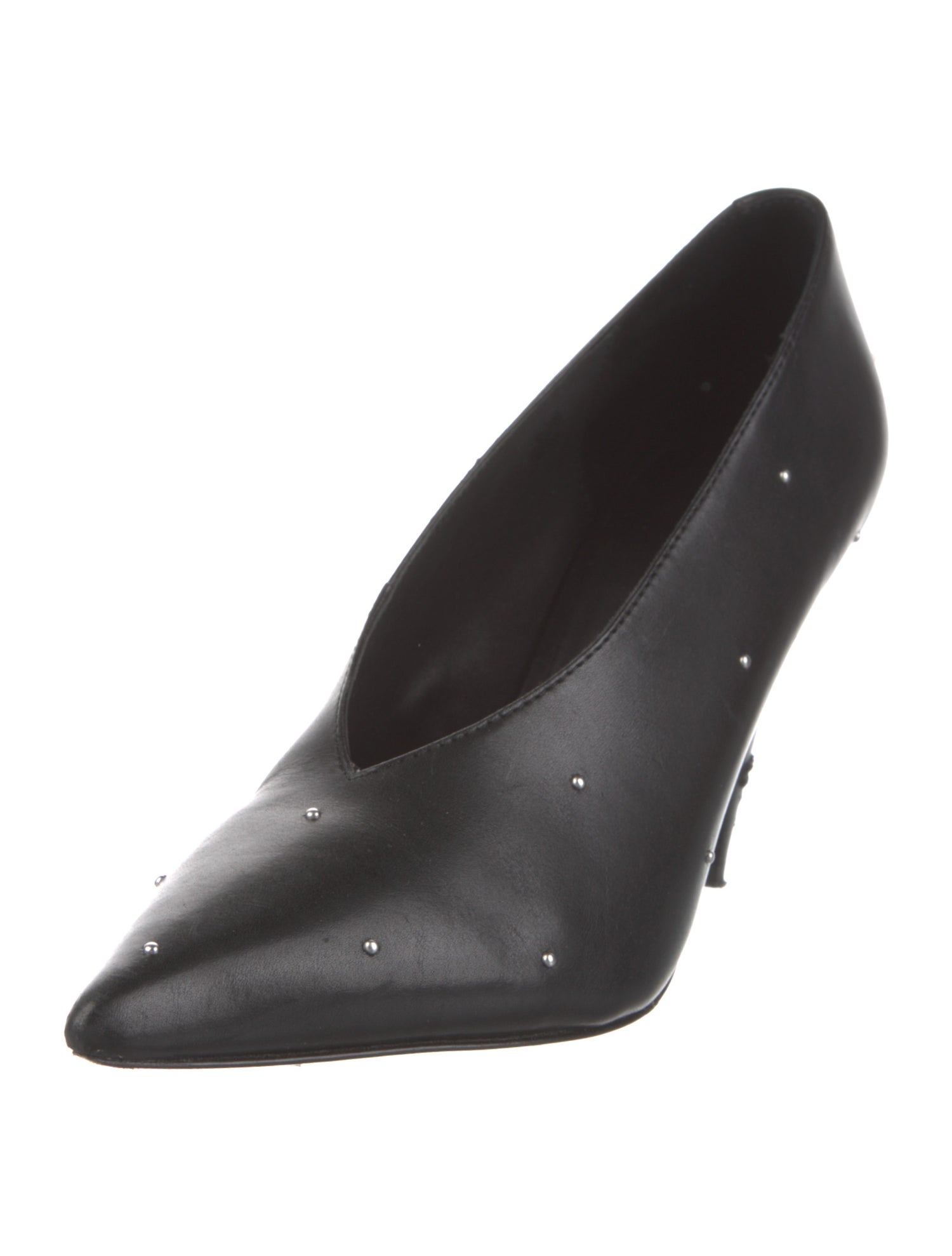 AllSaints Leather Studded Accents Pumps