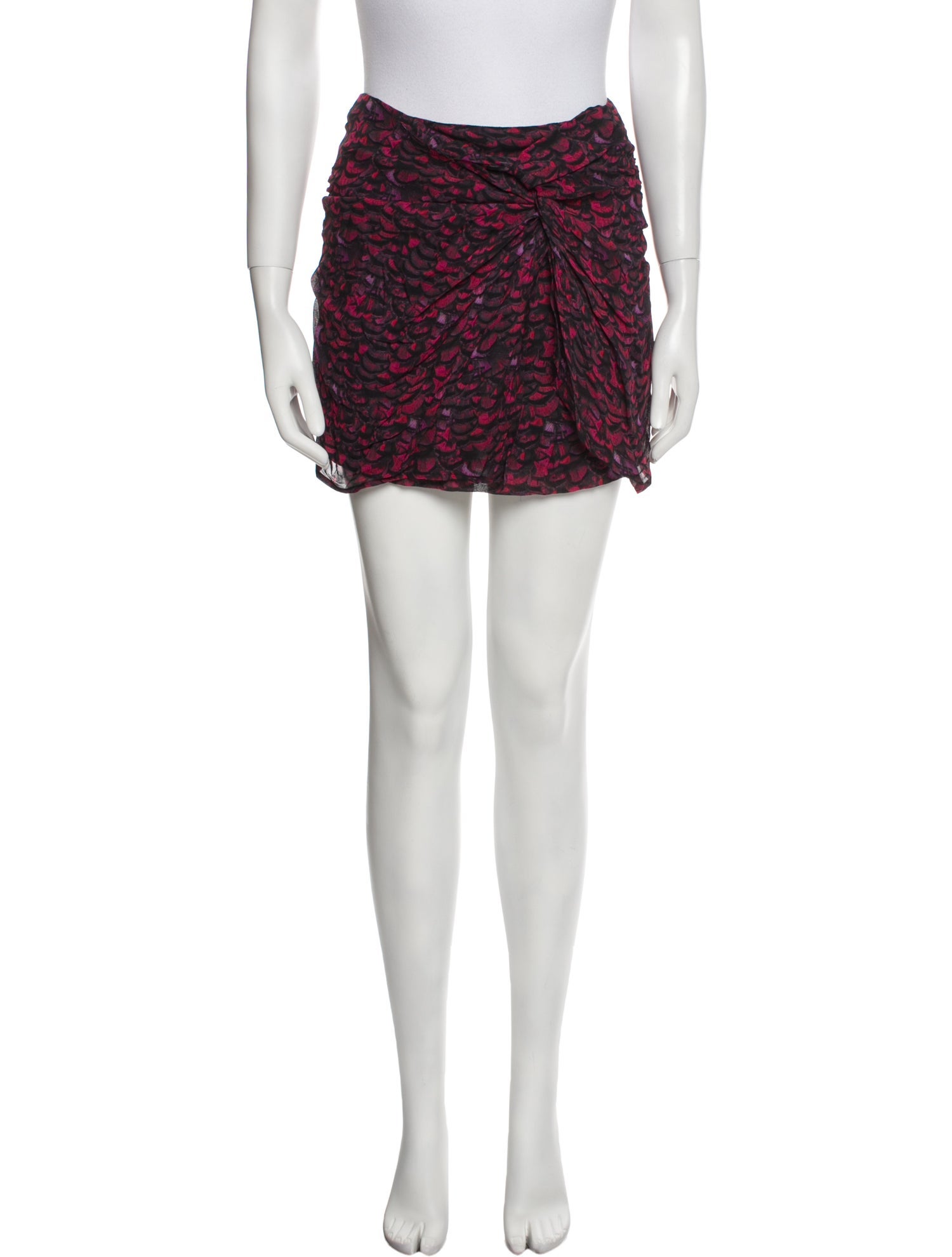 AllSaints Printed Mini Skirt