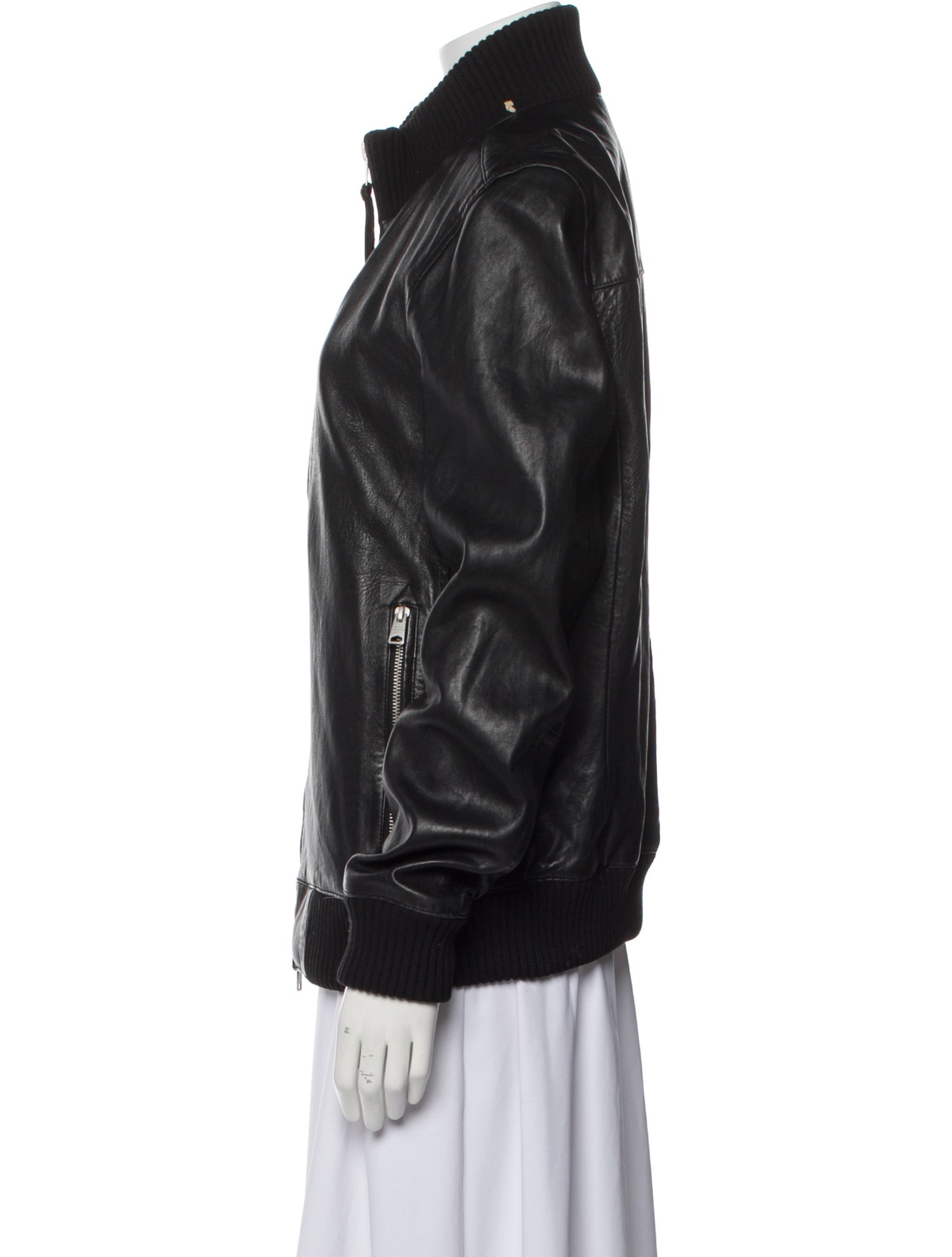 AllSaints Lamb Leather Jacket