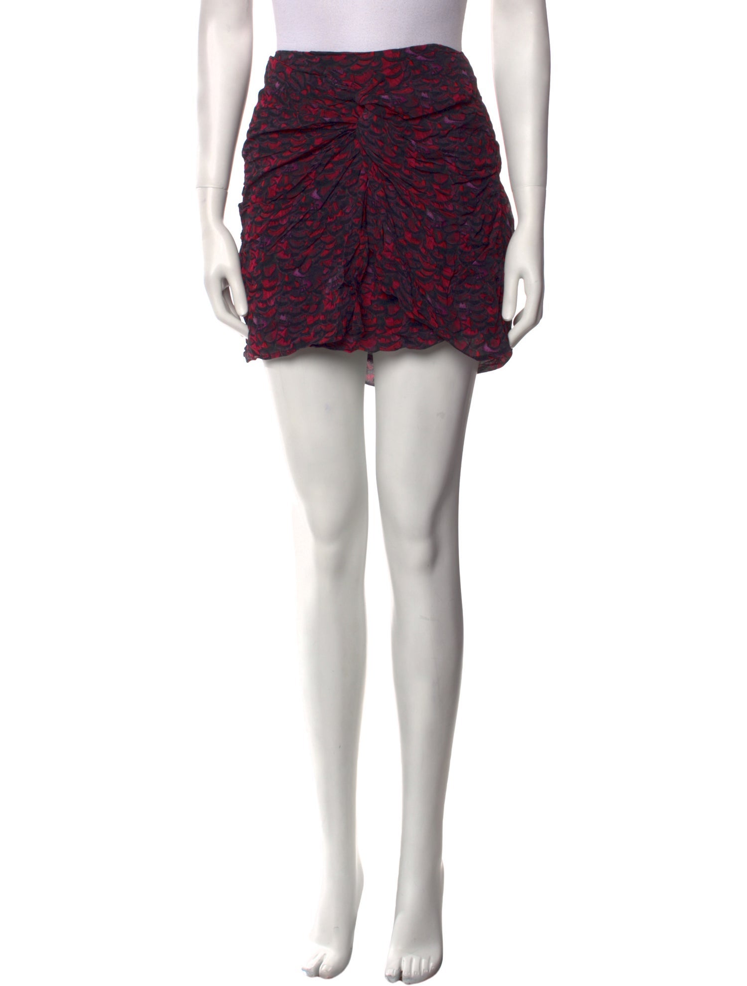 AllSaints Printed Mini Skirt