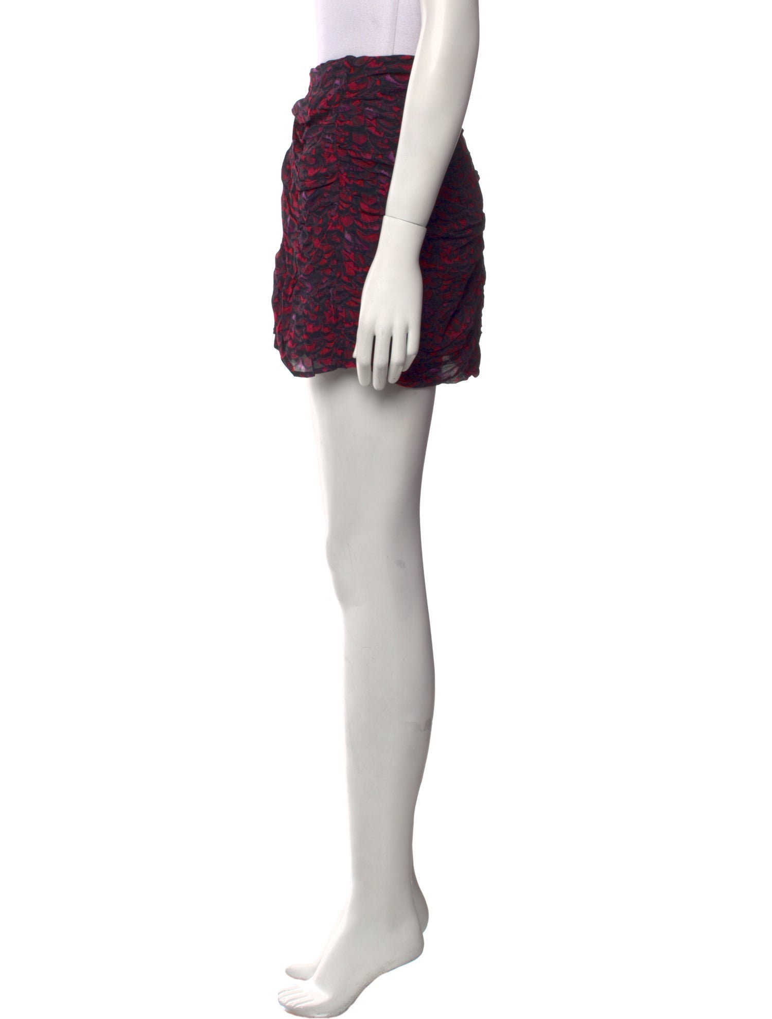 AllSaints Printed Mini Skirt