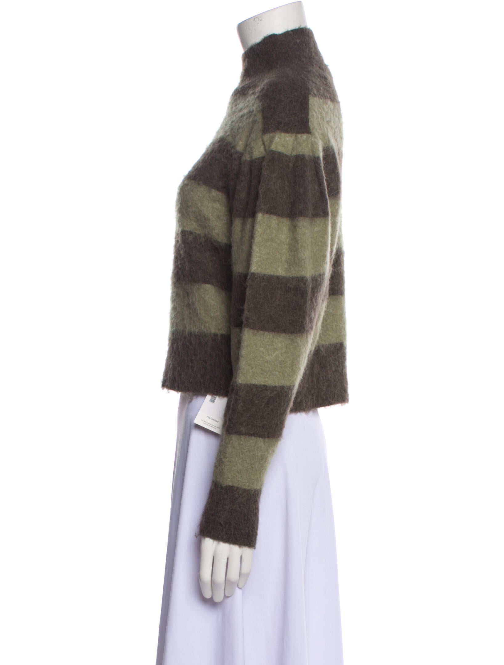 AllSaints Striped Turtleneck Sweater