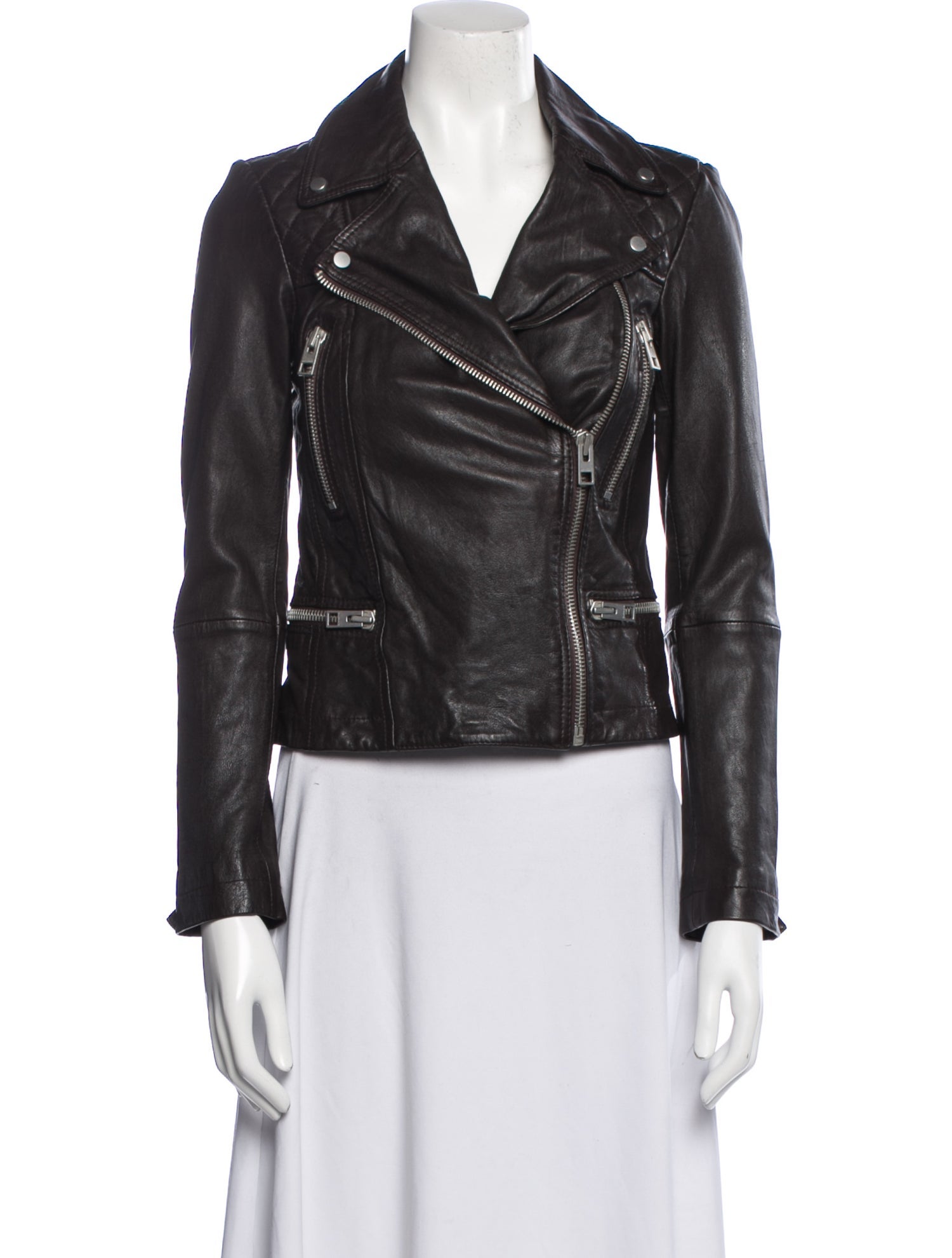 AllSaints Leather Biker Jacket