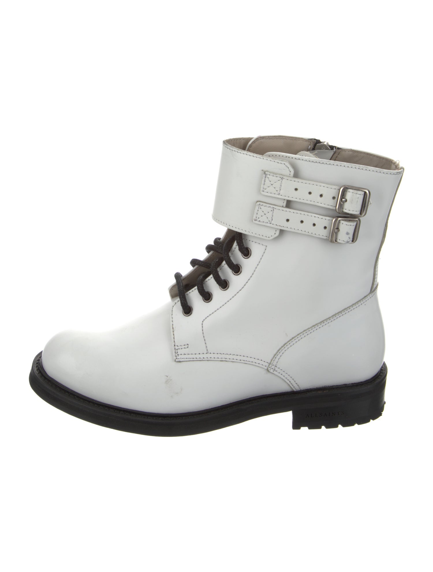 AllSaints Leather Combat Boots