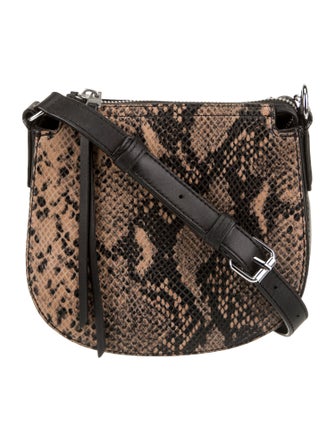 AllSaints Suede Messenger Bag