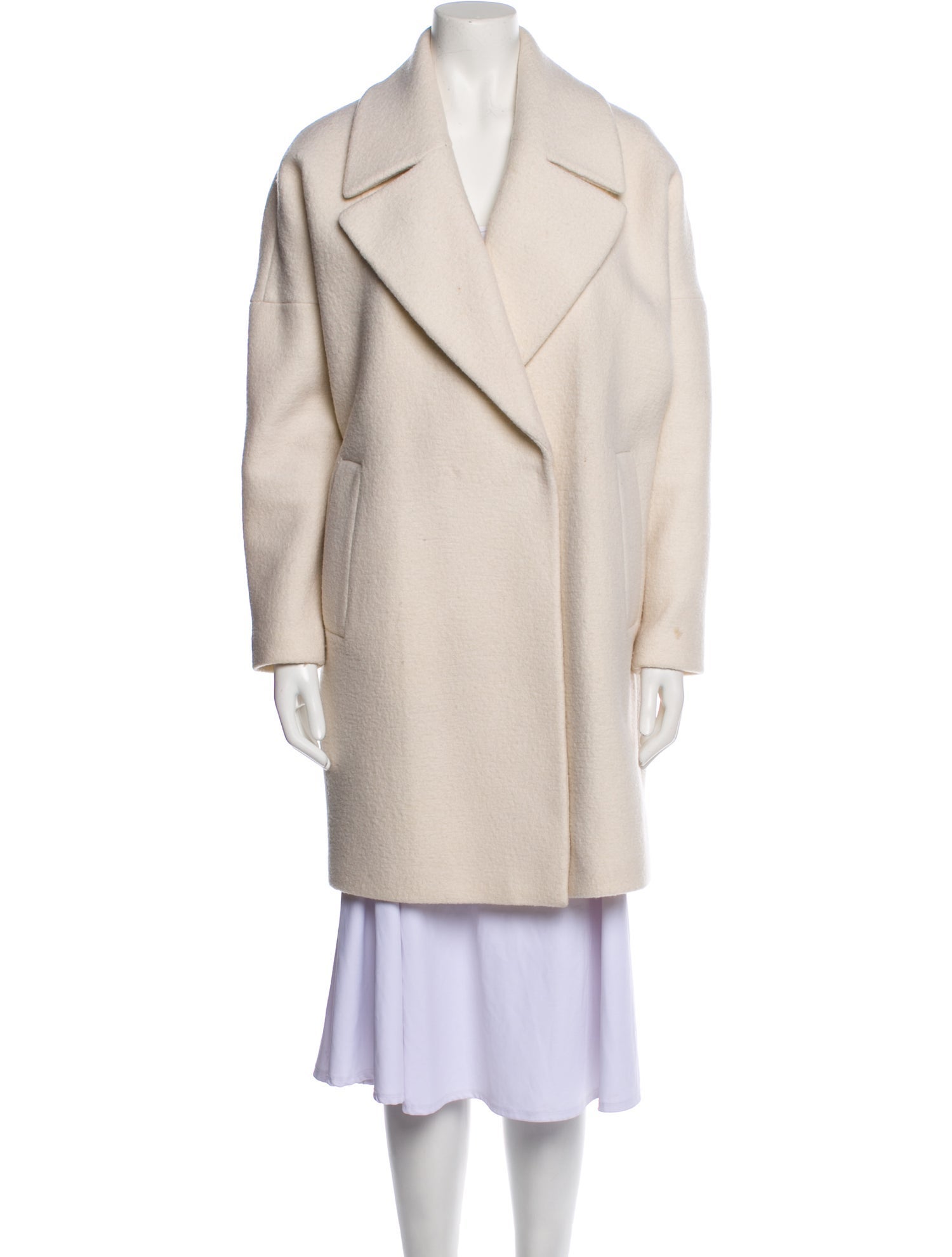 AllSaints Wool Peacoat