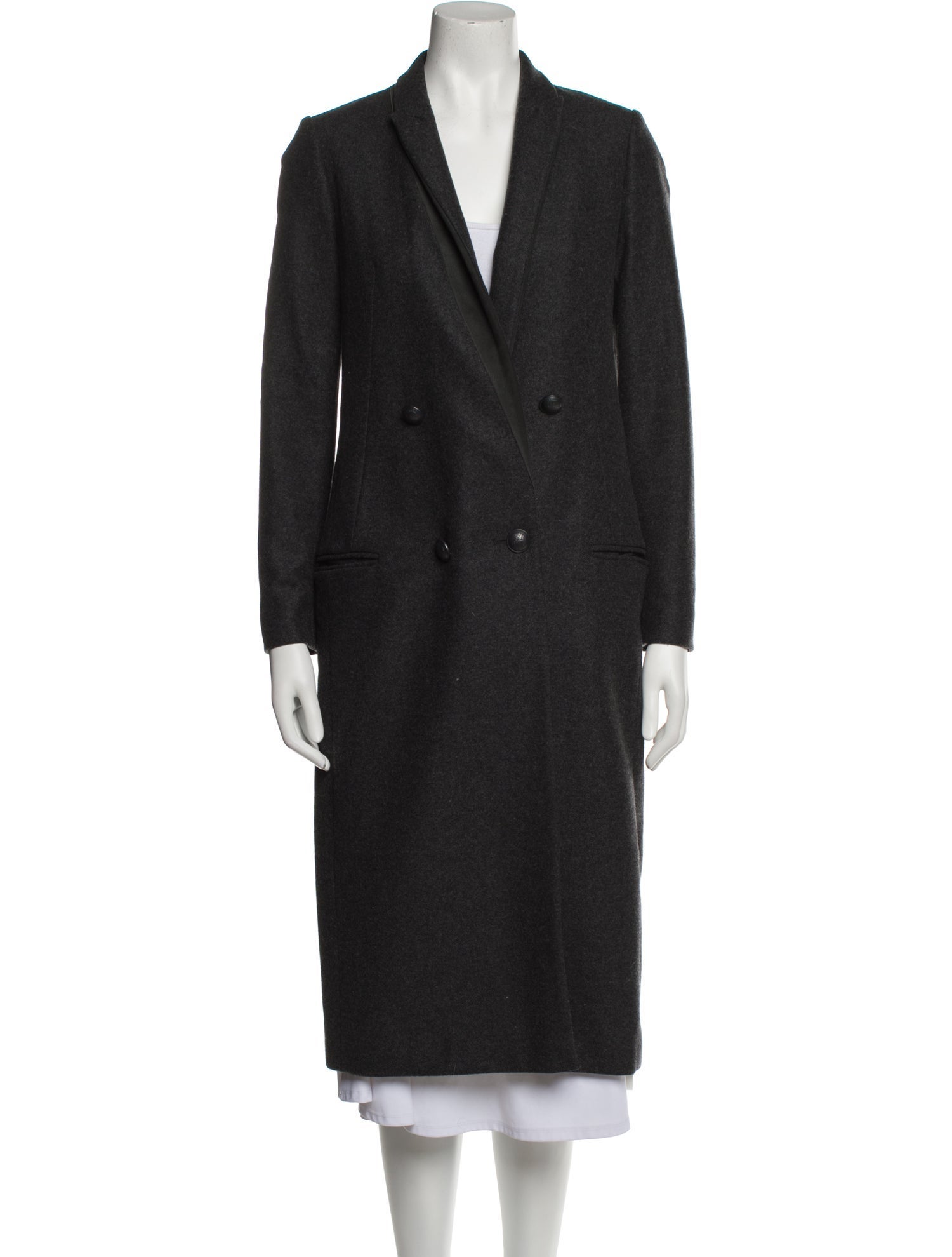 AllSaints Wool Peacoat