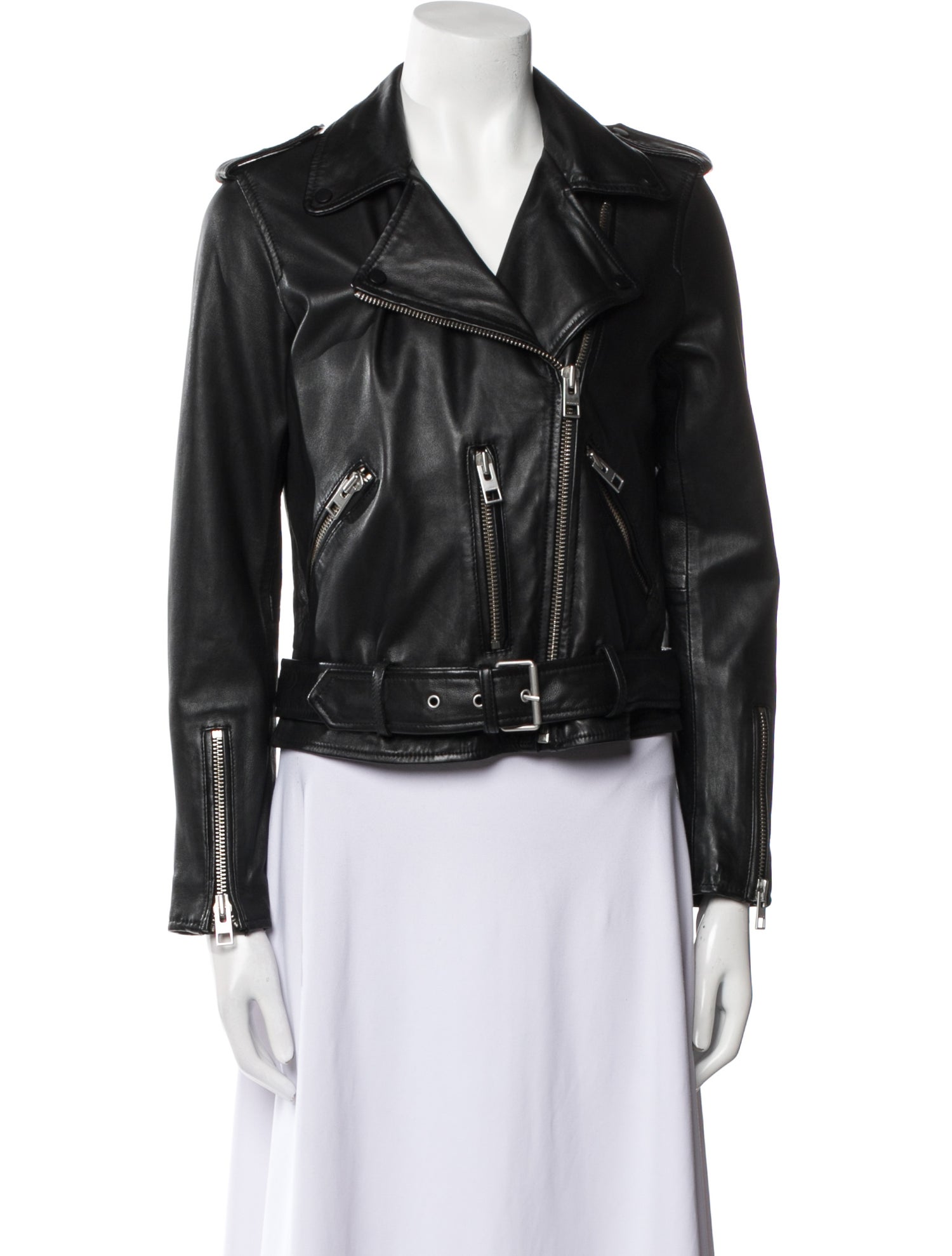 AllSaints Leather Biker Jacket
