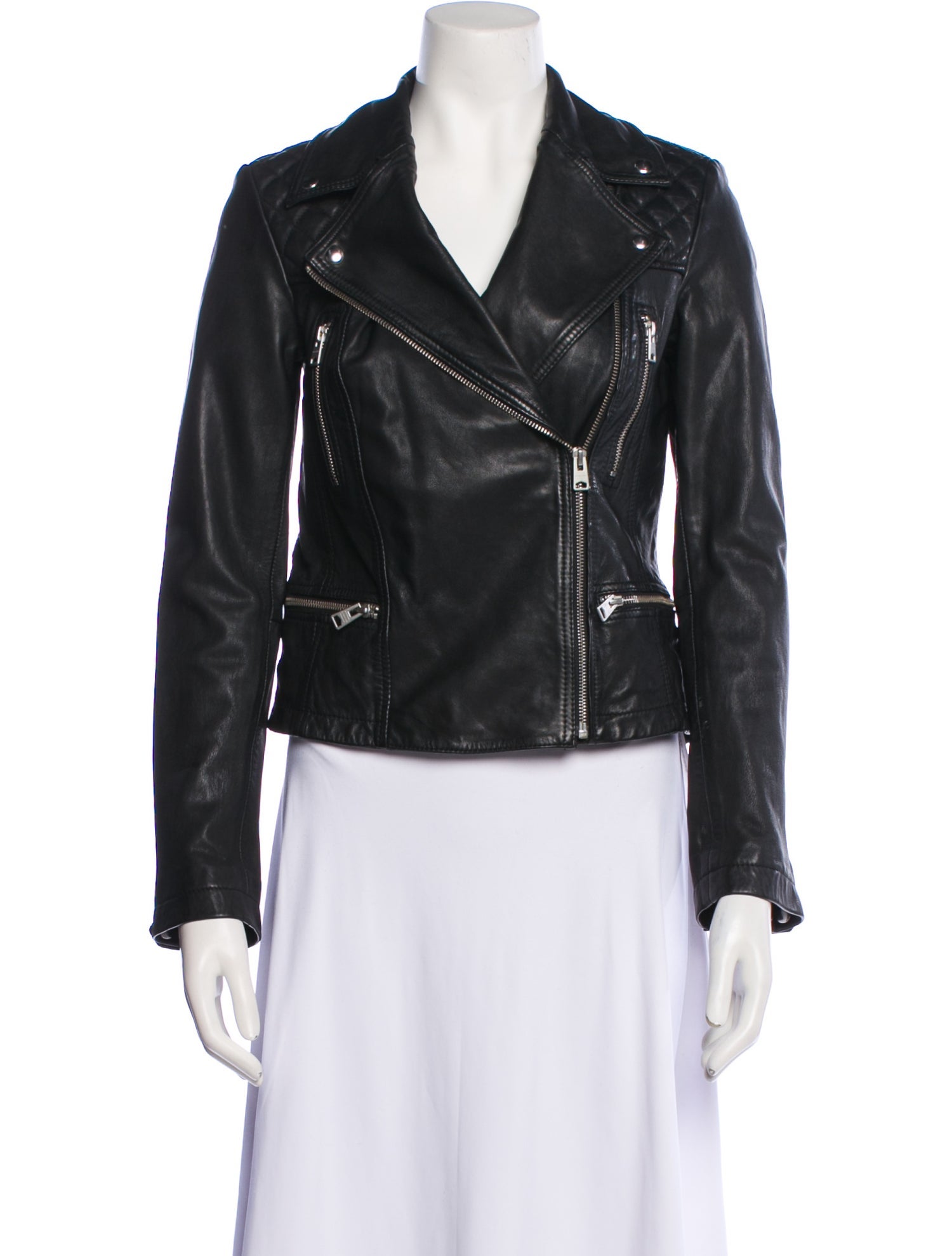 AllSaints Leather Biker Jacket