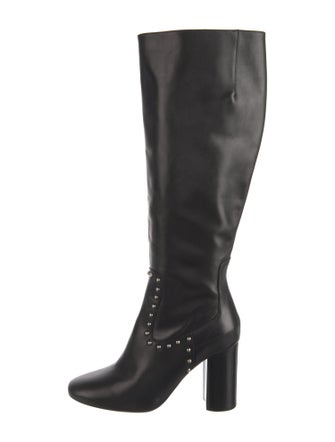 AllSaints Leather Studded Accents Boots
