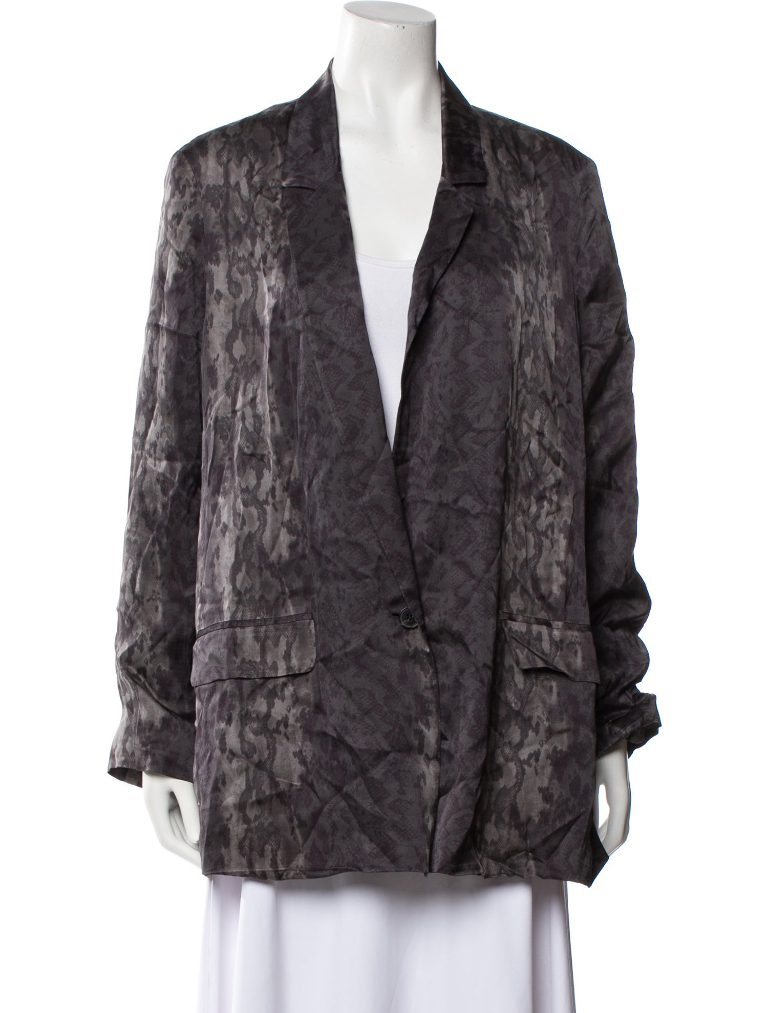 AllSaints Printed Blazer