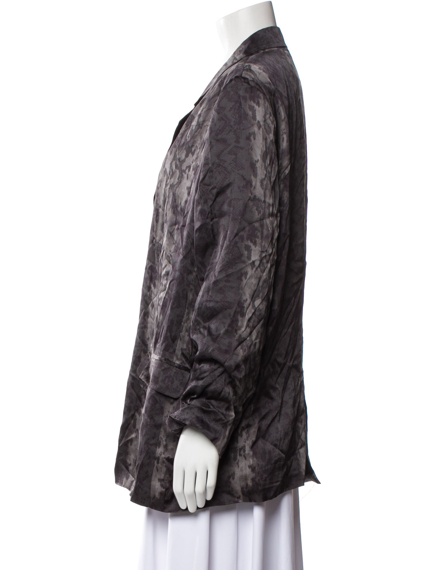 AllSaints Printed Blazer