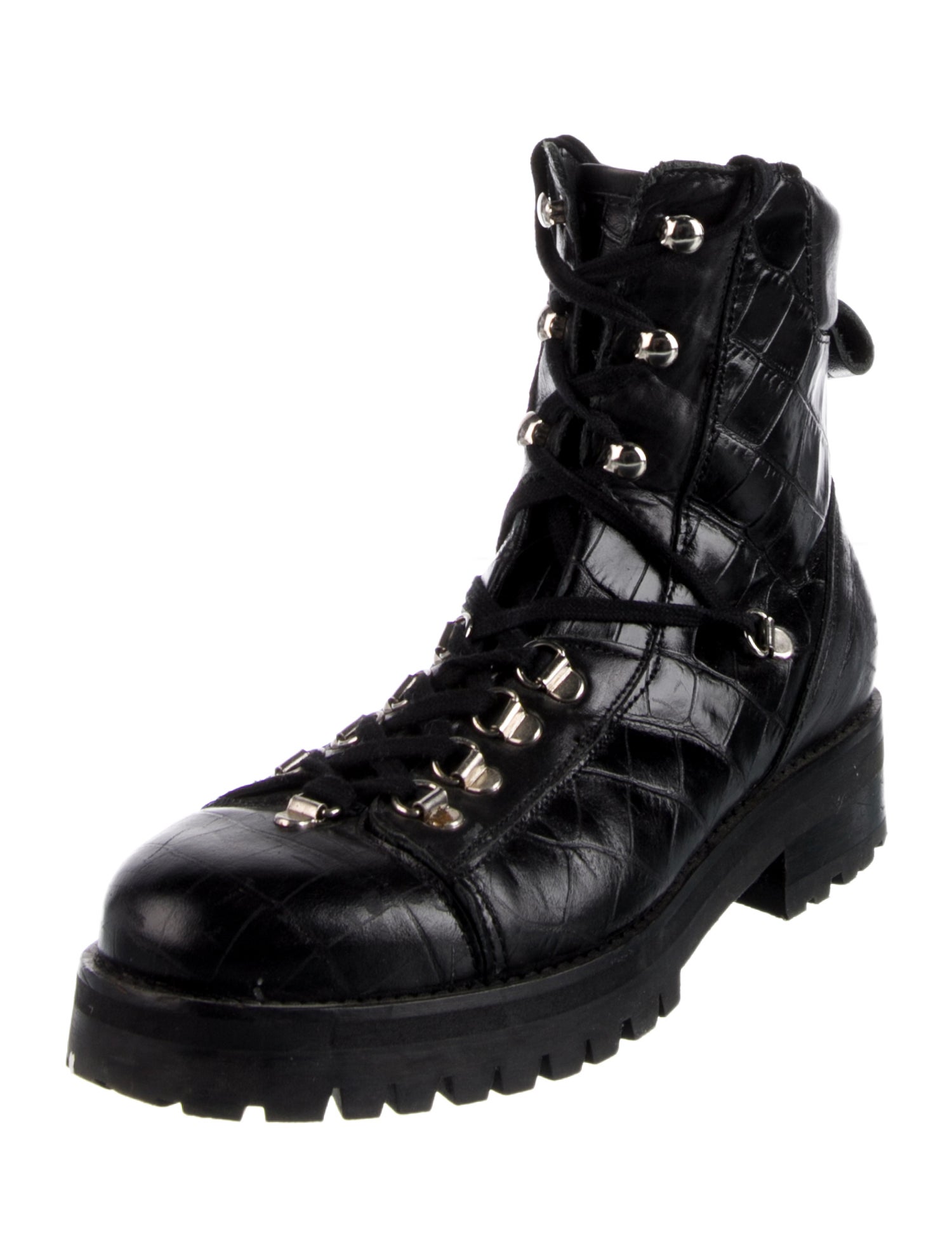 AllSaints Leather Combat Boots