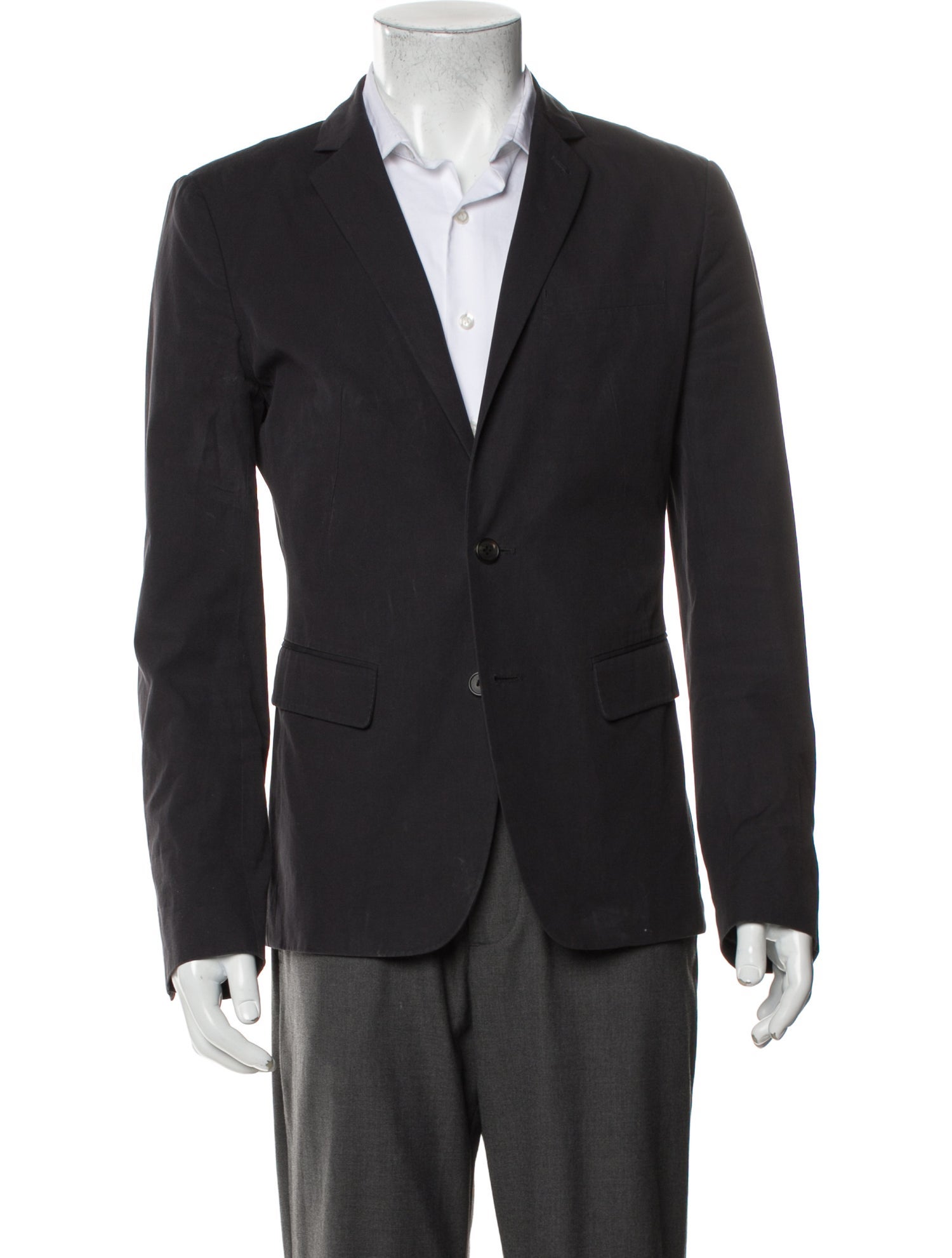 AllSaints Leather Trim Embellishment Blazer