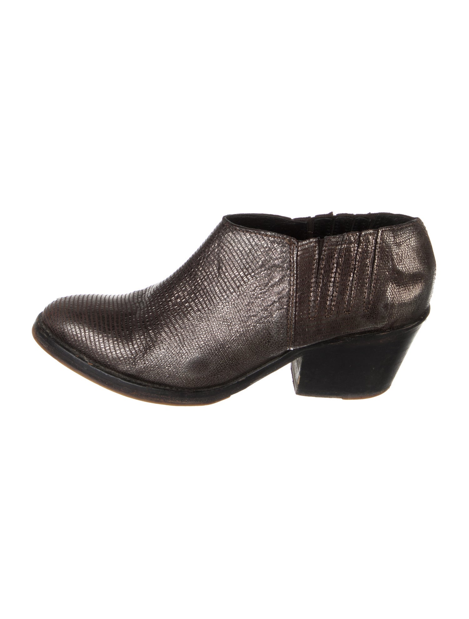 AllSaints Leather Western Boots