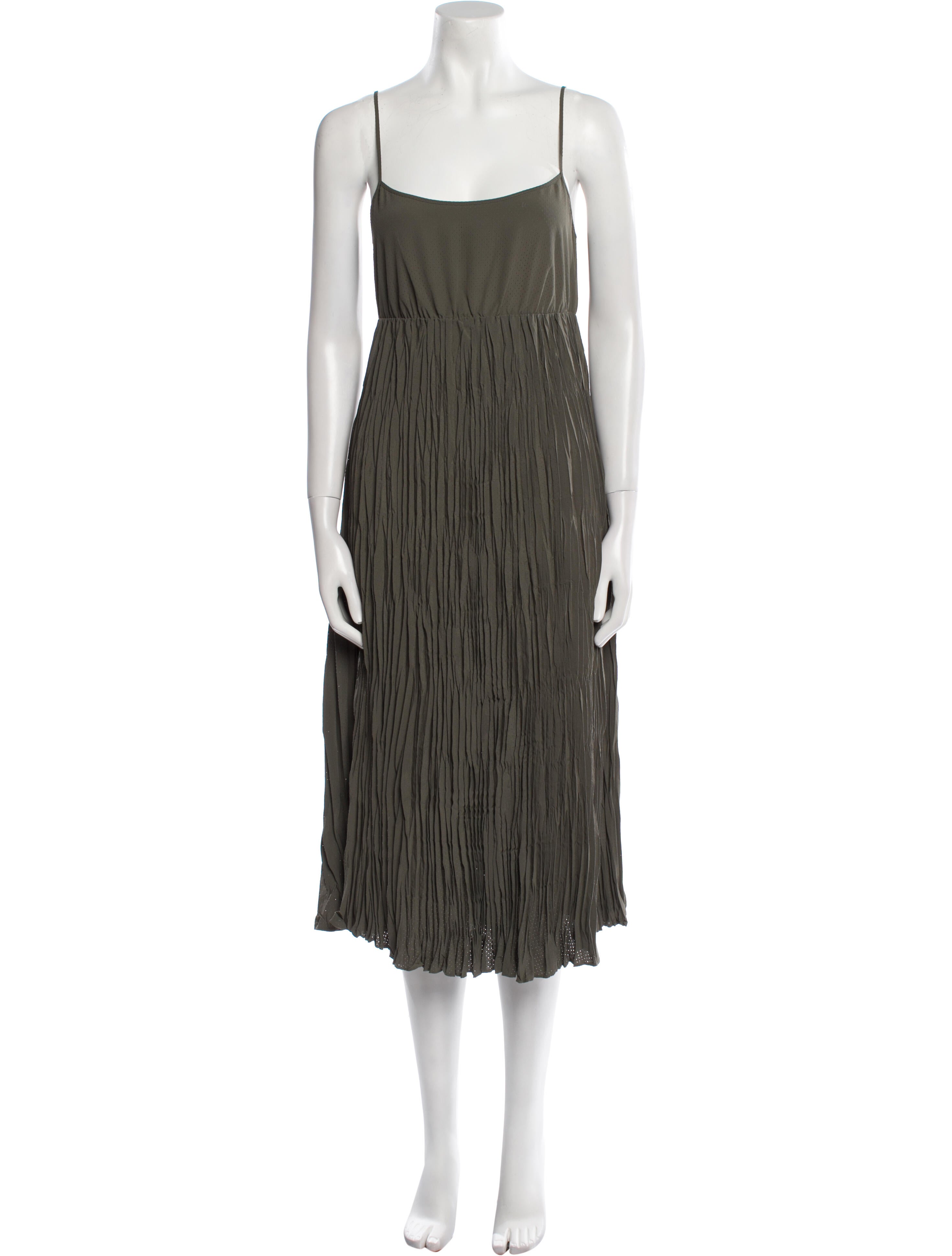 AllSaints Square Neckline Midi Length Dress